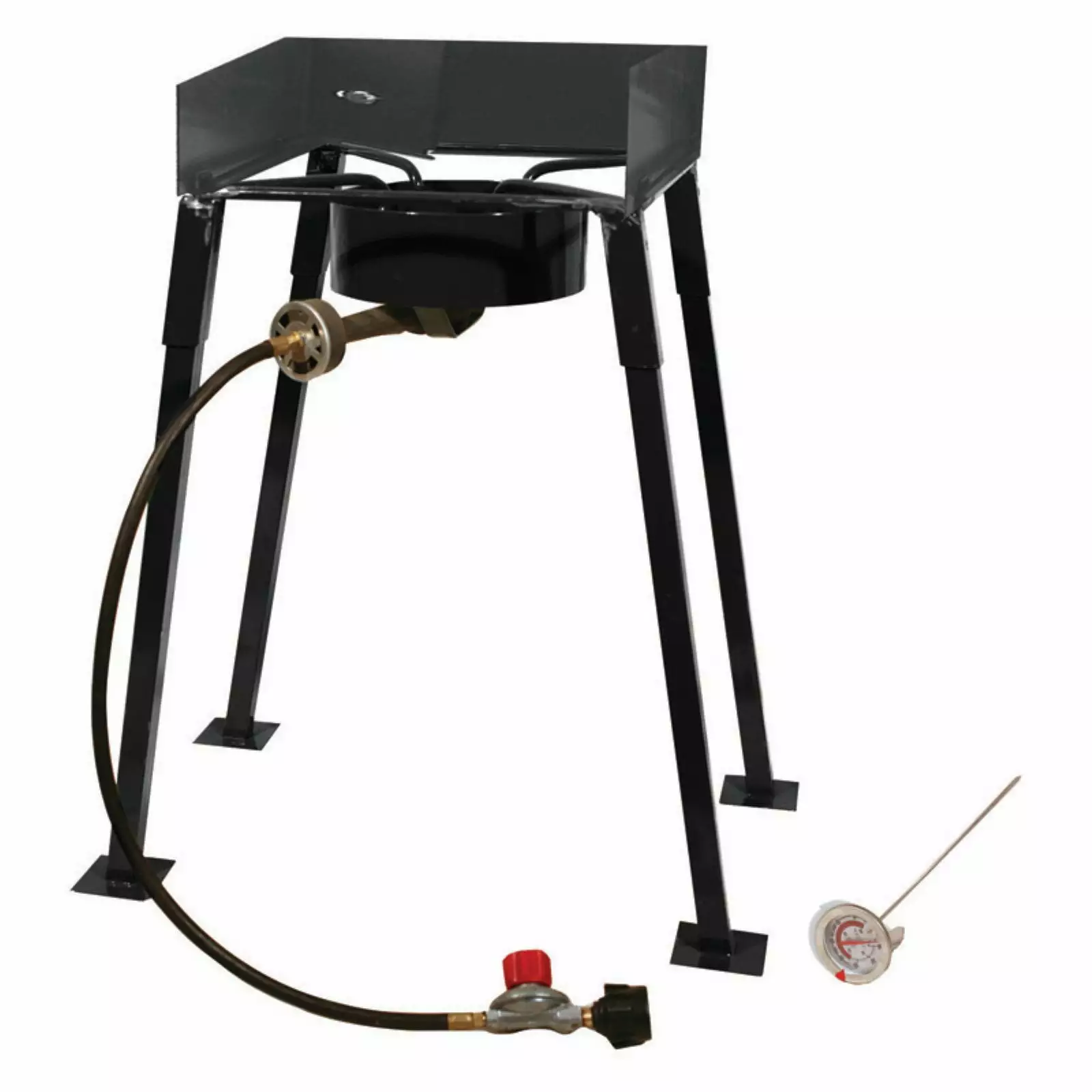 King Kooker 25 Tall Heavy Duty Portable Propane Single Burner Outdoor Cooker Camp Stove