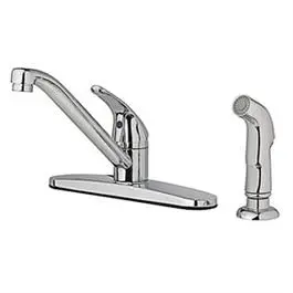 Kitchen Faucet Pull Down Sprayer Single Handle Chrome Finish HomePointe