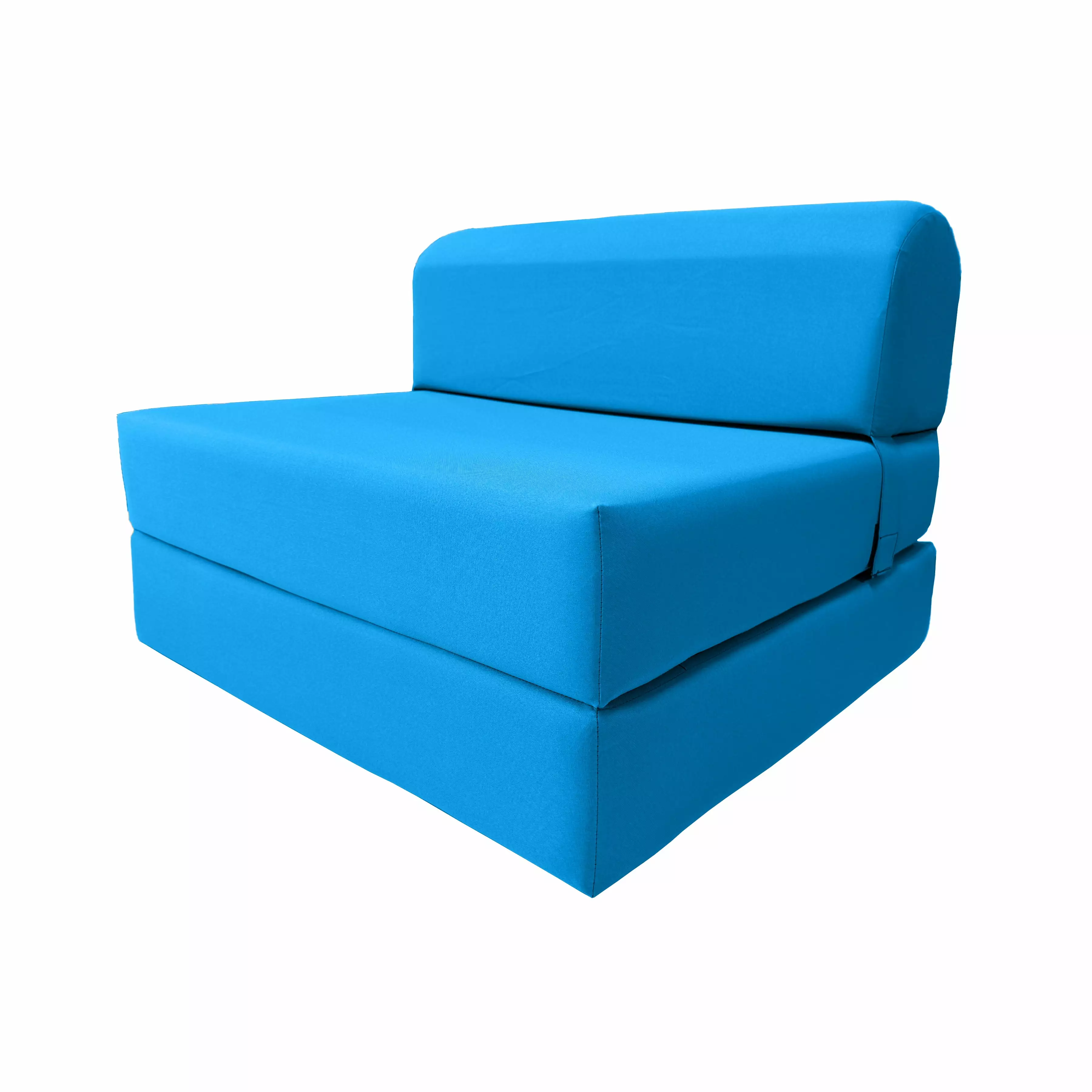Turquoise Sleeper Chair Folding Foam Beds Portable Studio Sofa Guest Bed 6 x 32 x 70 Space Saving Design Futons Amfuton