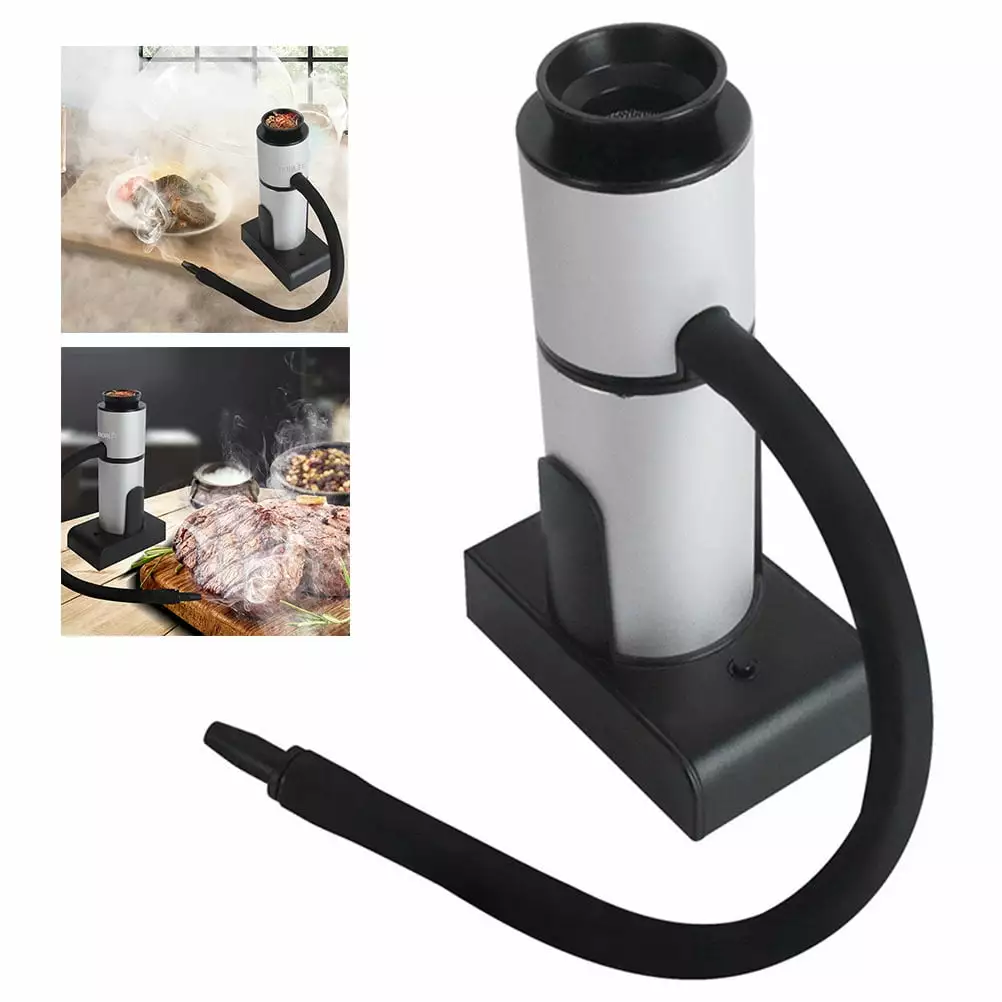 Travel-friendly Smoking Gun Food Cocktail Smoke Infuser Meat Salmon Sausage Handheld Drink Smoker Kit TITOUMI