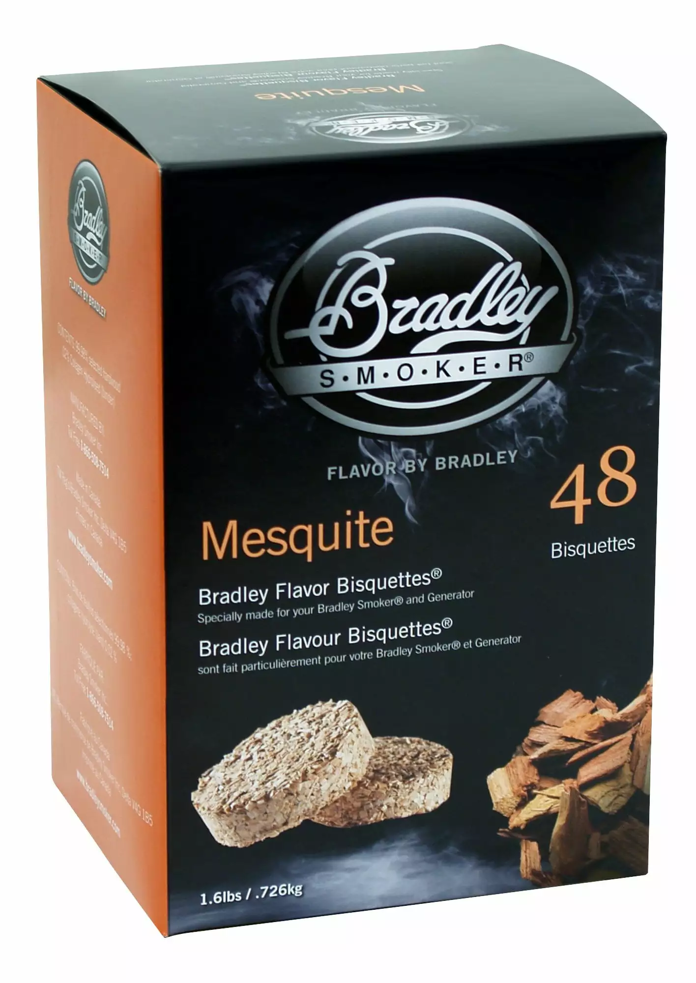 Bradley Mesquite Bisquettes 48 Pack Smokers and Grills