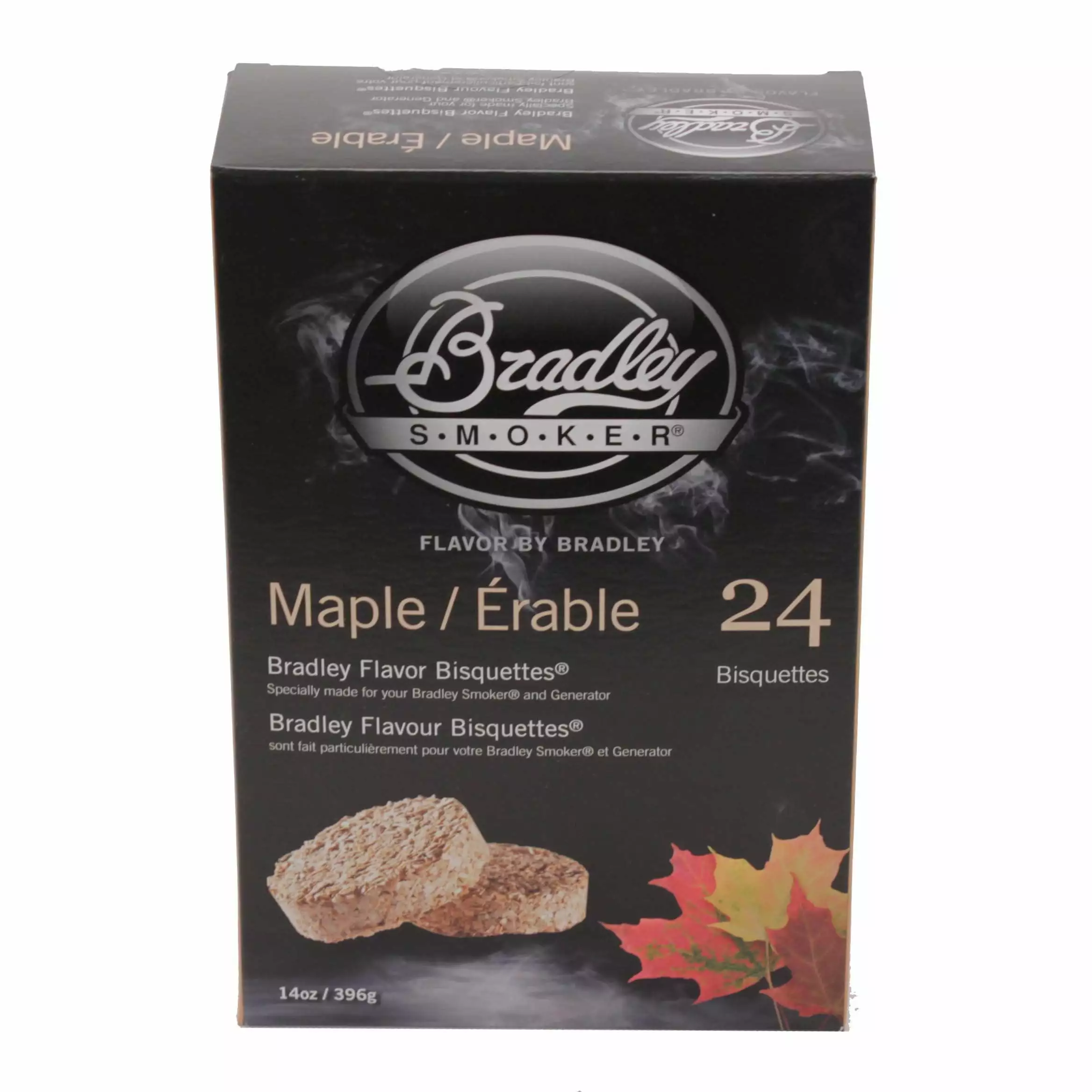 Bradley Smoker Maple Flavor Bisquettes 24-Pack Smoking