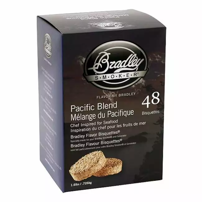 Bradley Pacific Blend Bisquettes 48 Pack - Flavorful Smoking Wood Bradley Smokers Bradley Technologies