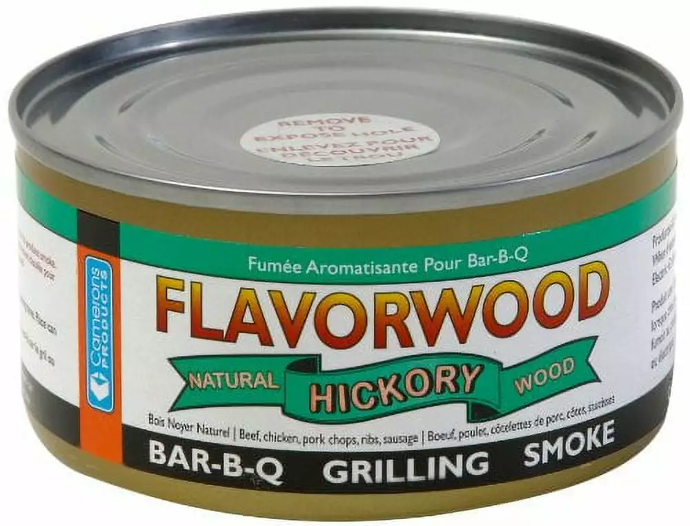 Camerons Flavorwood Flavored-Smoke Can Single Hickory Wood
