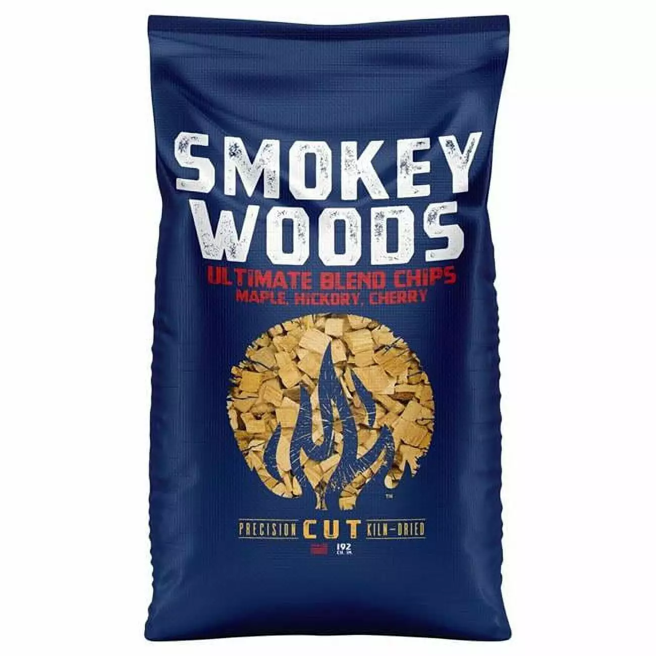 Smokey Woods All Natural Cherry Hickory Maple Wood Smoking Chips 192 cu