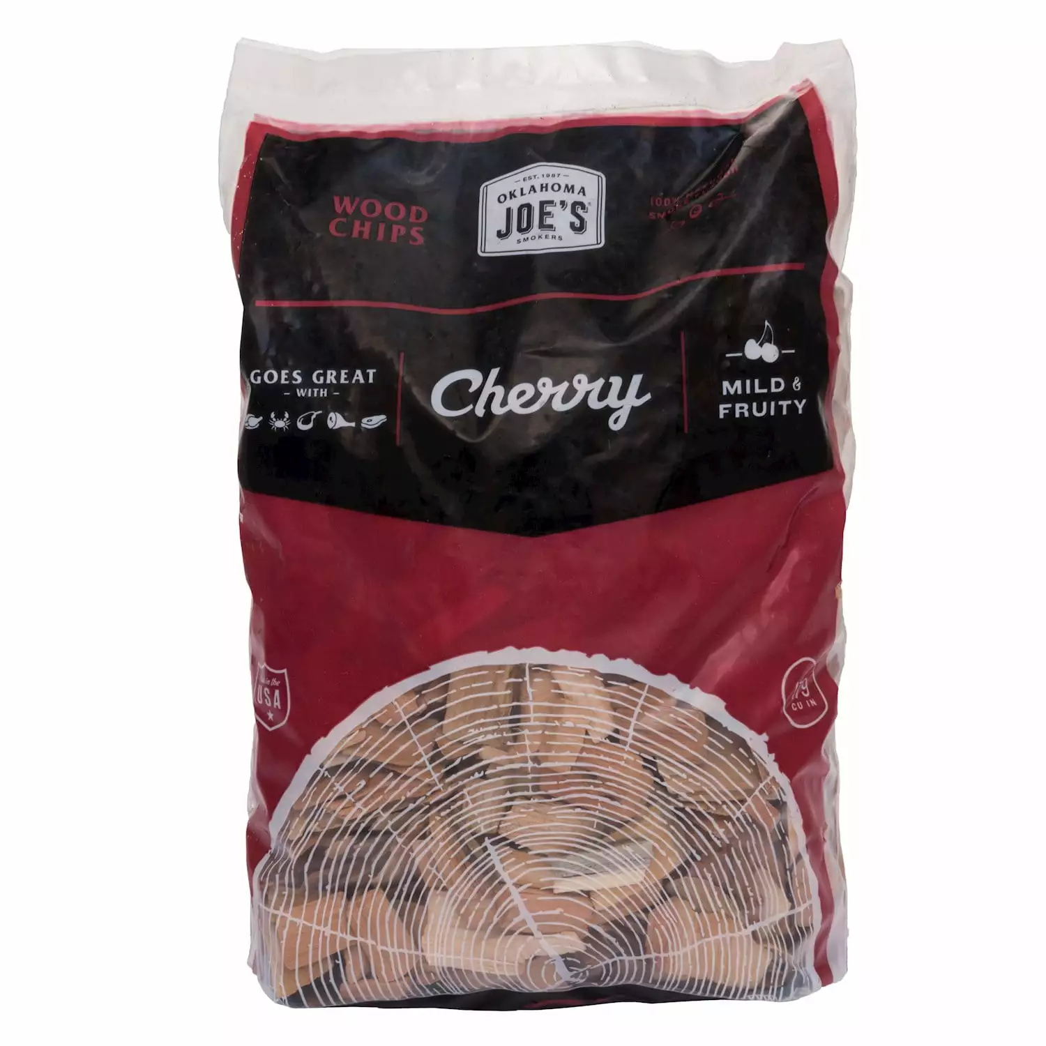 OK Joe 2LB Cherry Wood Chips Smoking and BBQ Char-Broil