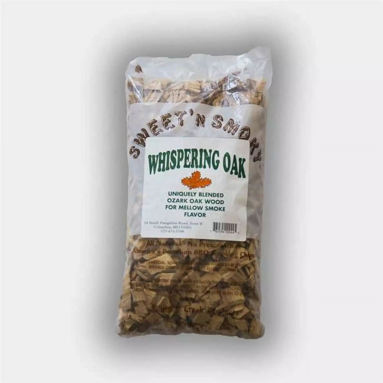 Chigger Creek Sweet' N Smoky Whispering Oak Wood Smoking Chips 200 cu BBQ and Grilling