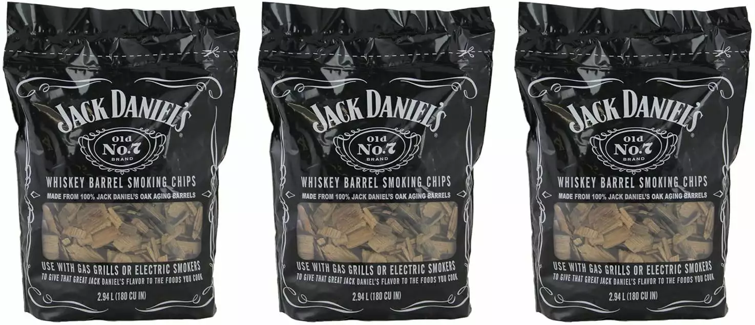 Jack Daniels Wood BBQ Smoking Chips 3 Pack Grilling and Smoking Jack Daniel's