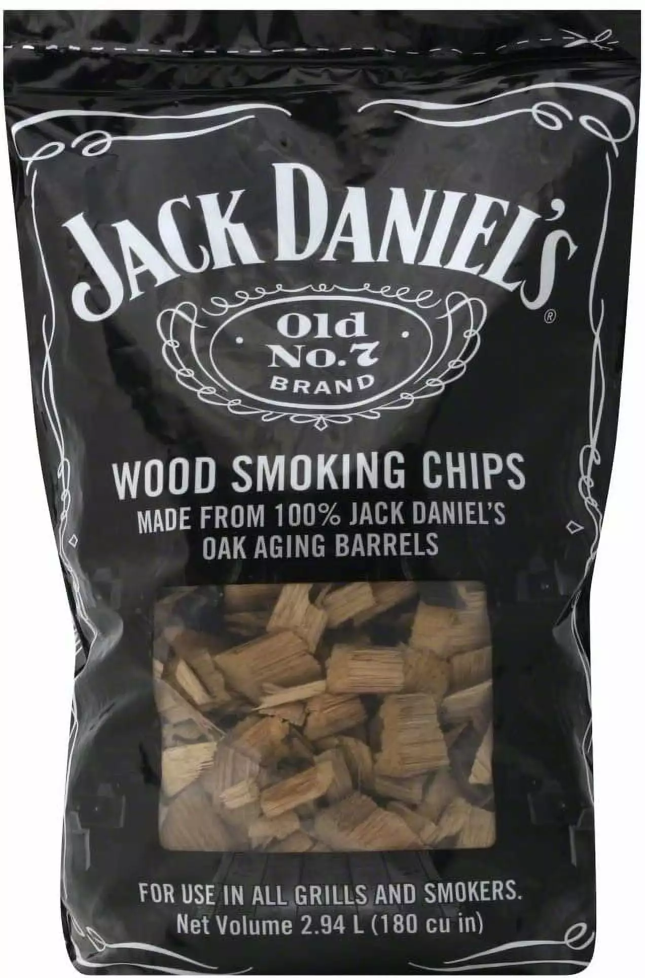 Jack Daniels Wood Smoking Chips 2 Lb Barbecue and Grilling Jack Daniel's