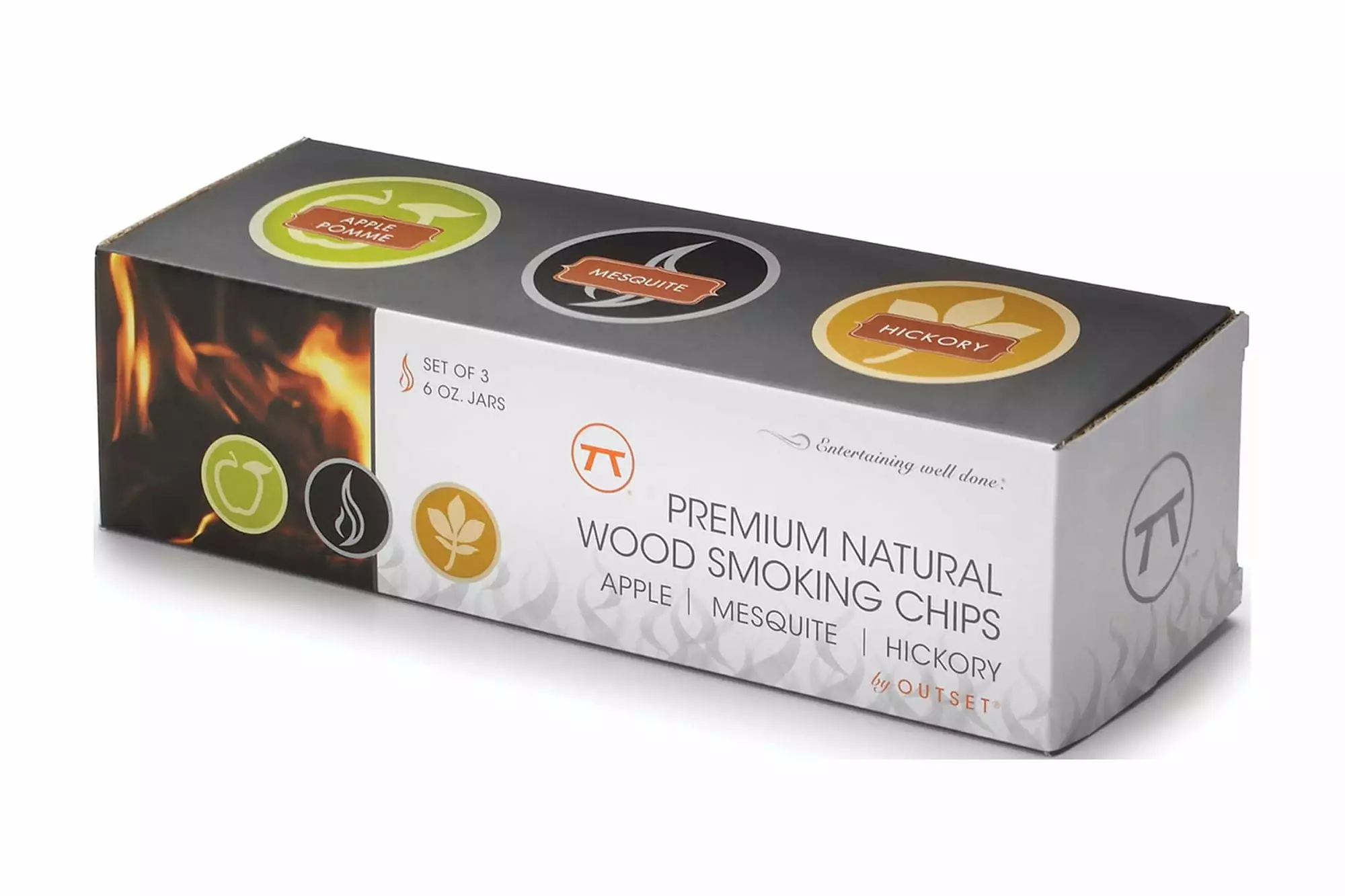 Outset Smoker Wood Chip Gift Set 3 BBQ and Grilling