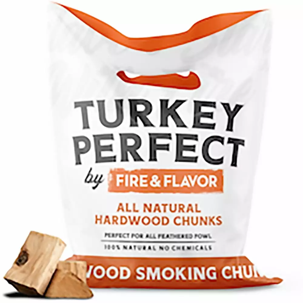 Turkey Perfect Fire & Flavor Luxury All Natural Hardwood Smoking Chunks Turkey Blend