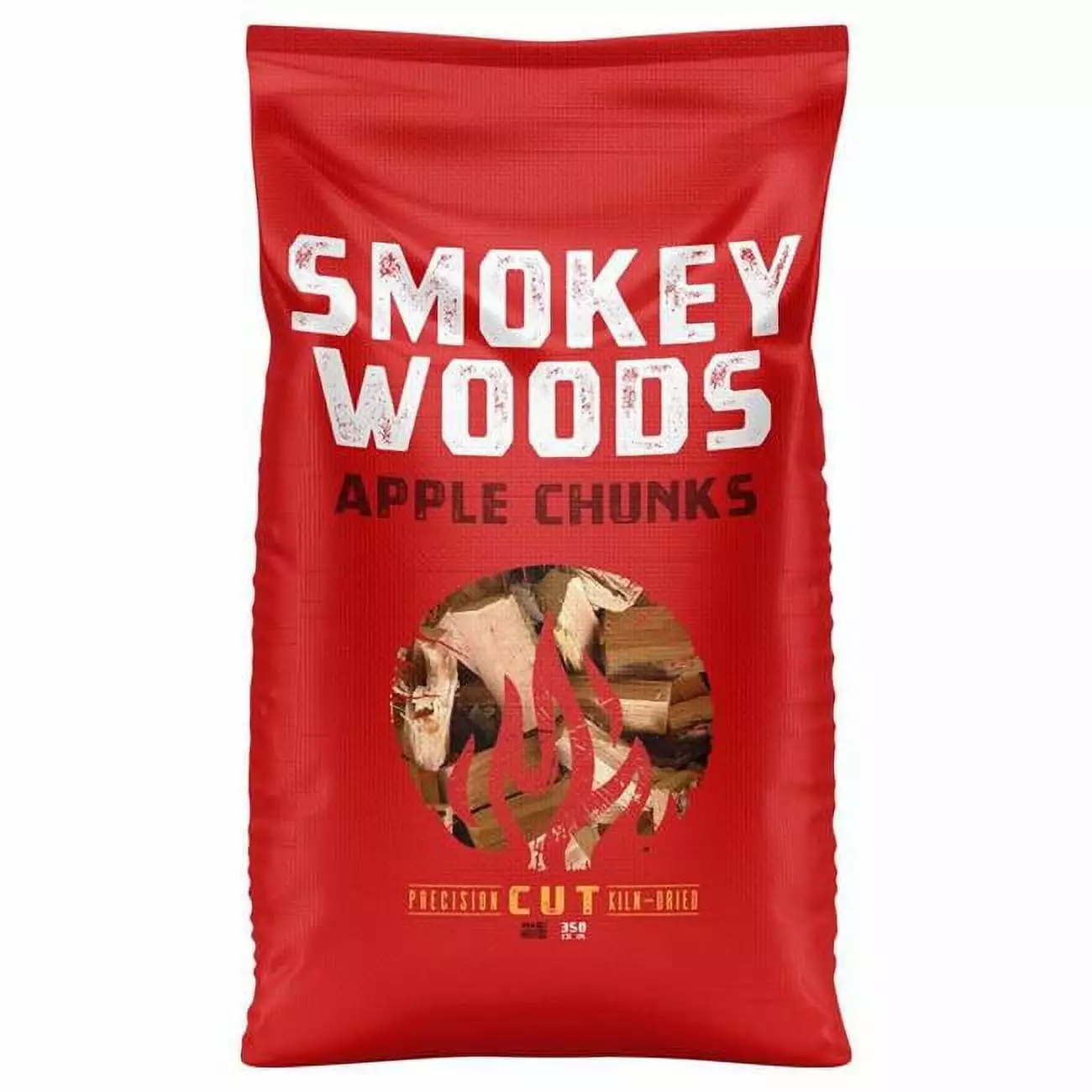 Smokey Woods 350 cu.. All Natural Apple Wood Smoking Chunks BBQ