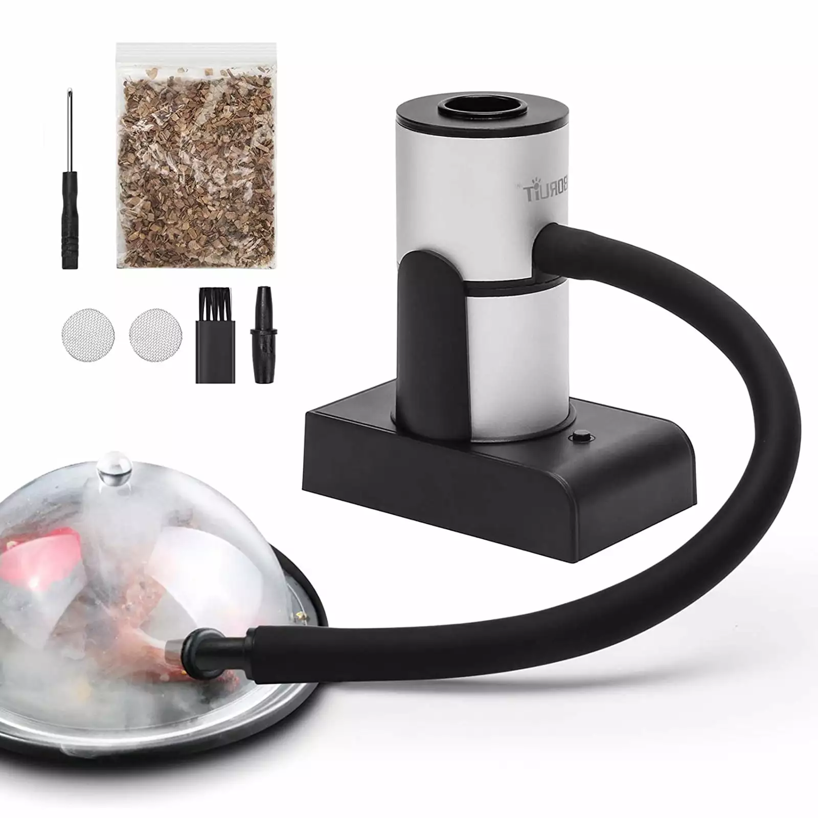 Kitchen Food Smoking Gun Wood Chips - Portable Smoker Bar Drinks Cheese Meat Fish Cocktails Huntermoon