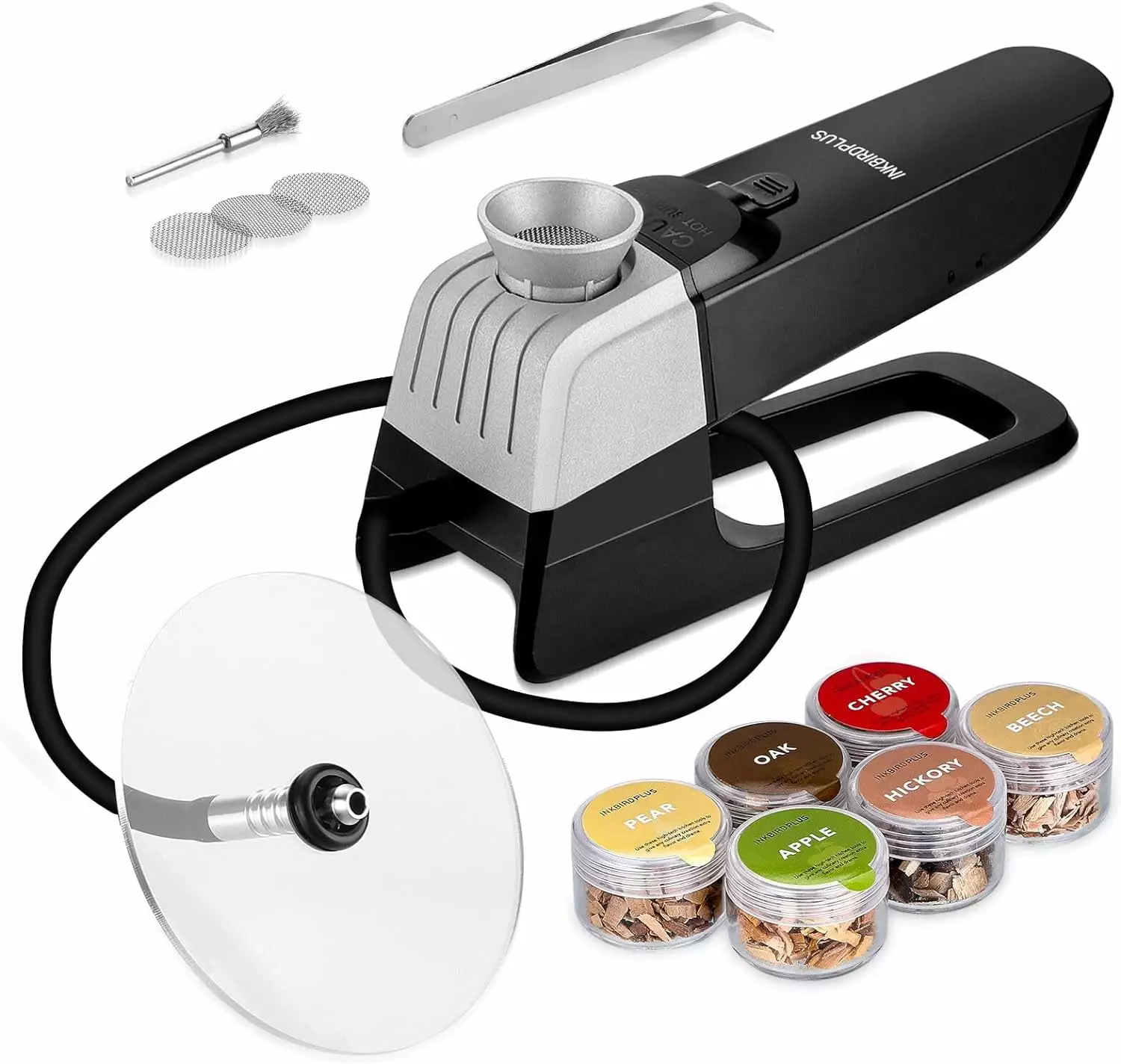 Smoking Gun Wood Smoke Infutilizer Kit 6 Flavors Wood Chips Cold Smoking INKBIRDPLUS