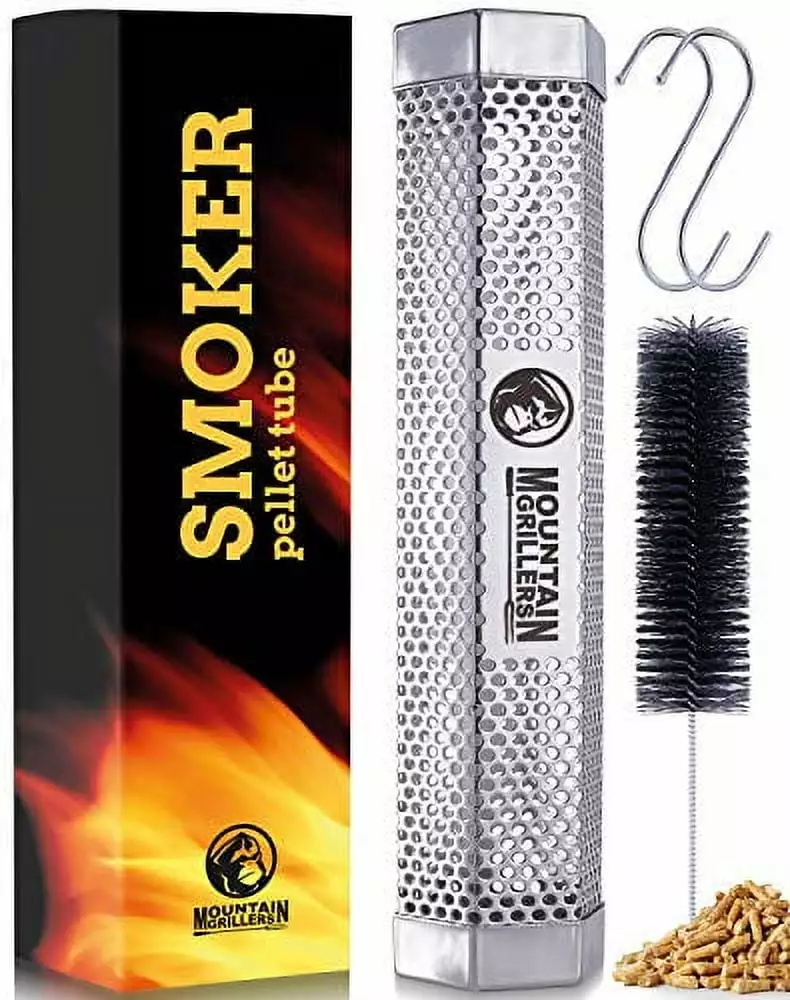 MOUNTAIN GRILLERS BBQ Pellet Smoke Tube Steel 12 Inch