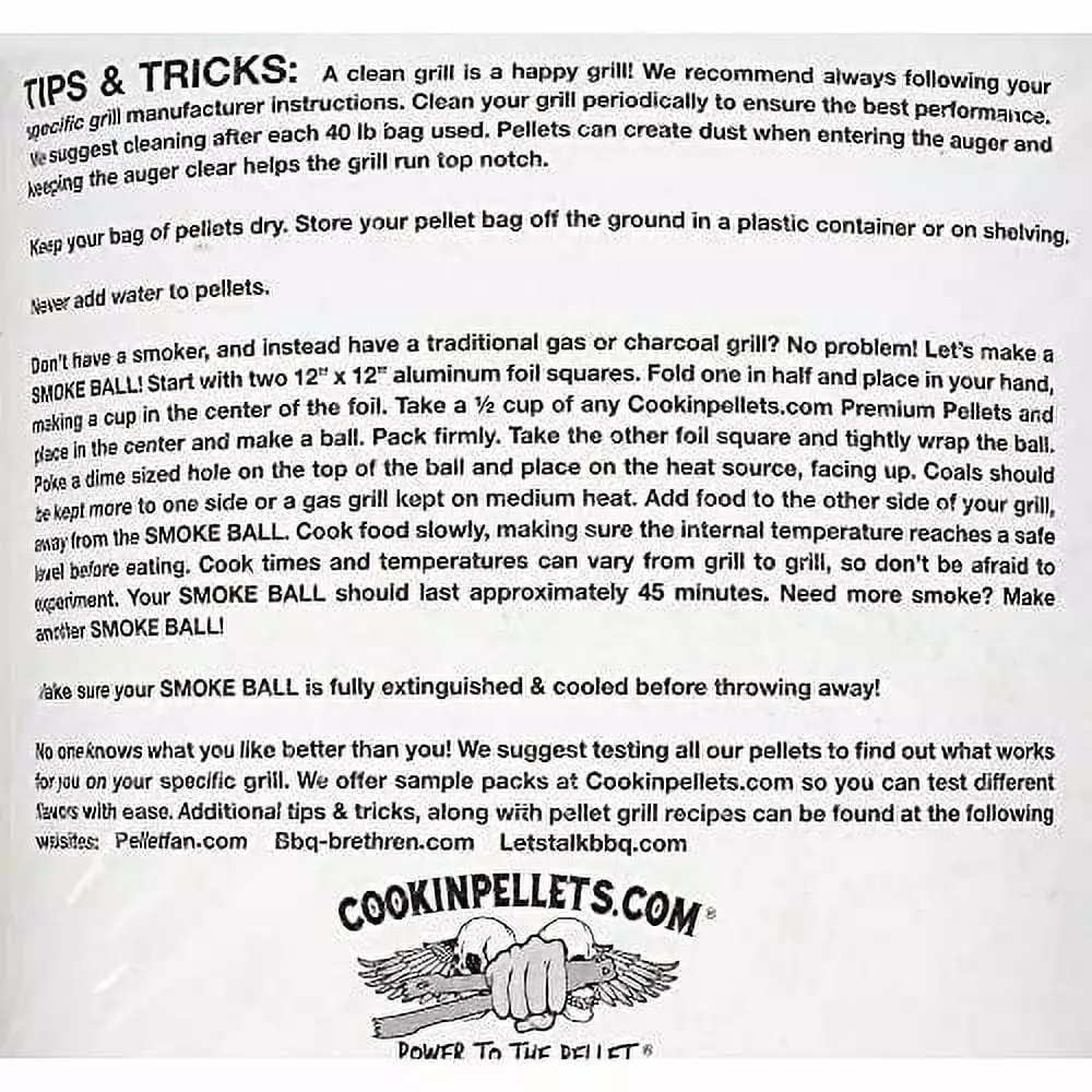 40-Pound Luxury All-Natural Black Cherry Hardwood Grill Smoker Wood Pellets 2 Pack