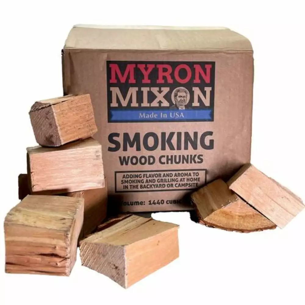 Myron Mixon Apple Wood Chunk Box 16 lbs BBQ Smoking