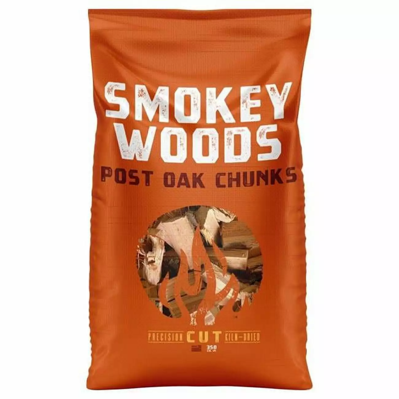 Smokey Woods All Natural Post Oak Wood Smoking Chunks 350 cu. .