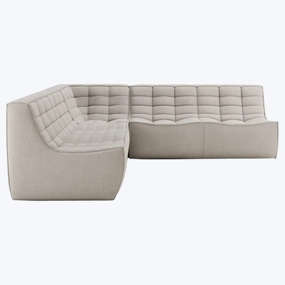 N701 Modular Square-Corner Sectional