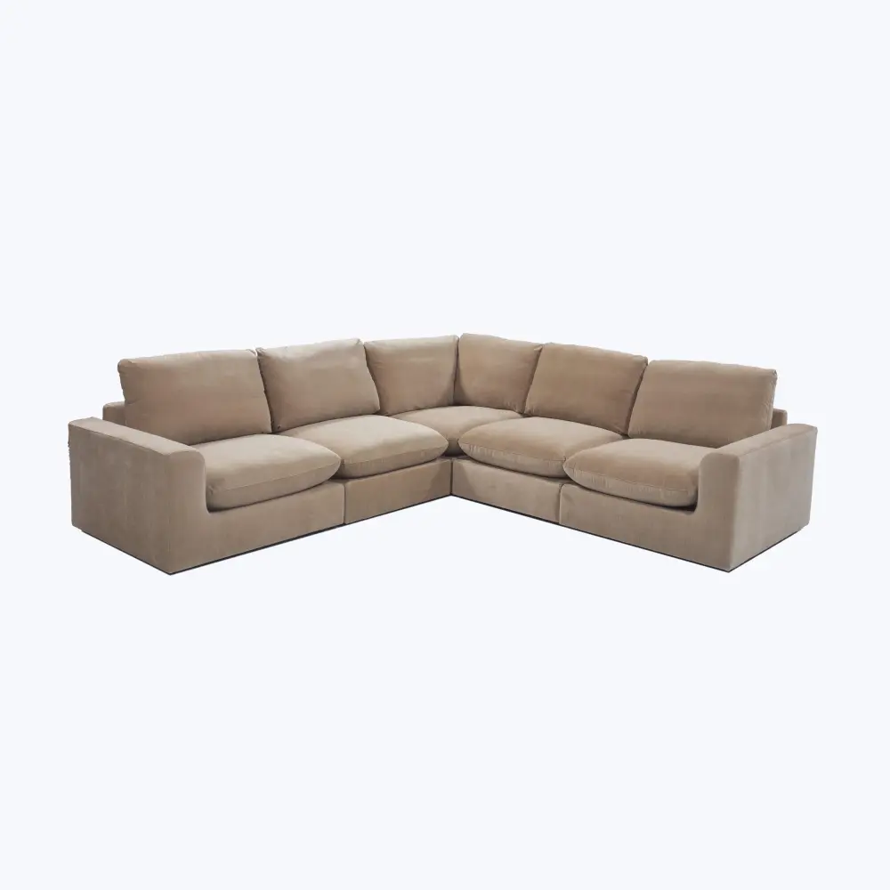 Waverly 5-Piece Sectional Easy Installation