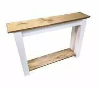 30 Inch Amble Sofa Table Shelf - Modern Living Room Furniture Console Ezekiel and Stearns