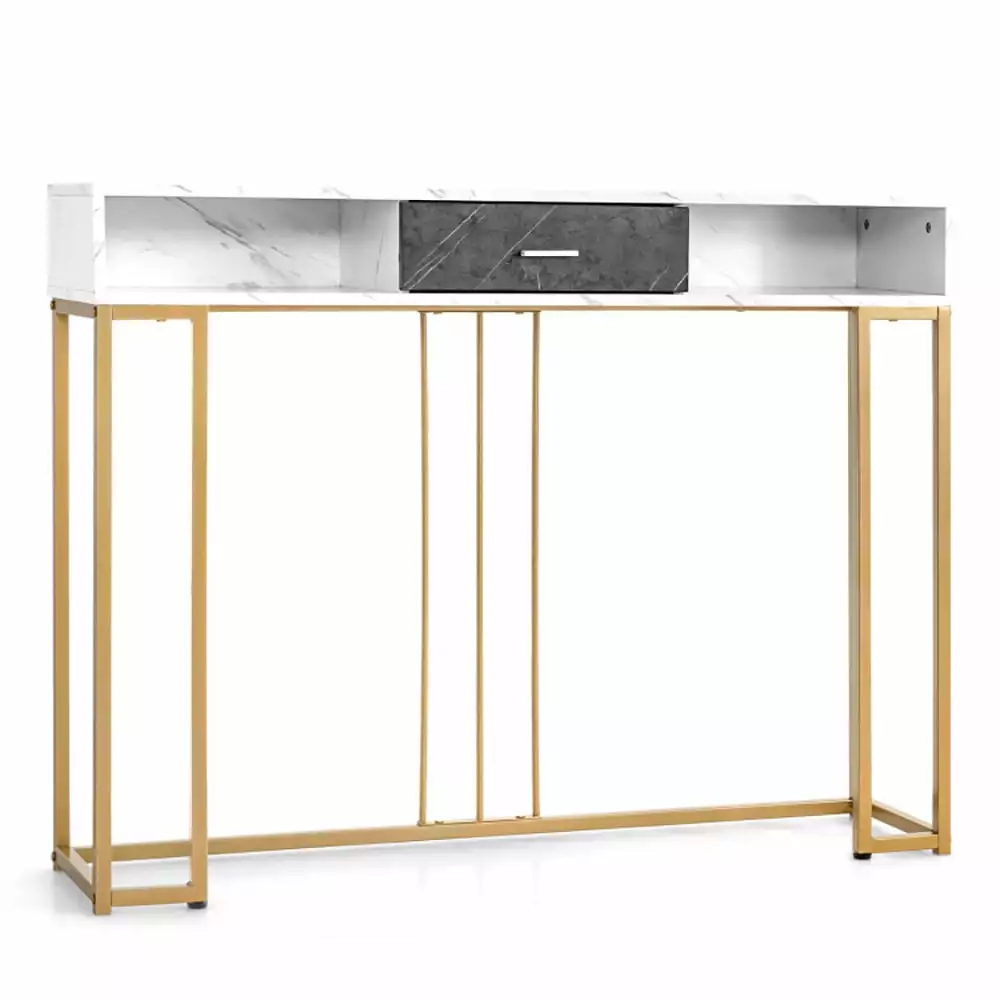 Yardi Yard Narrow Long Sofa Table Living Room White Narrow Console Table Console