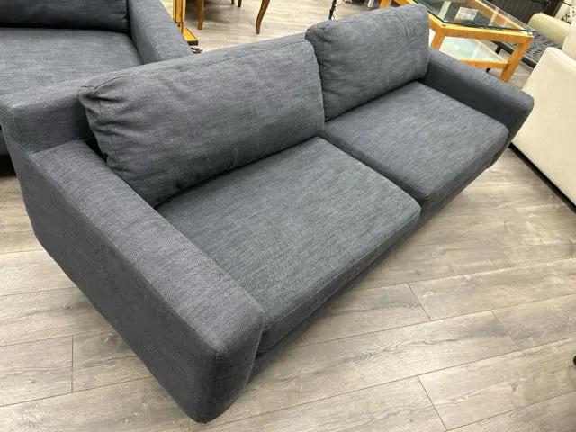 EDDY NAVY AZURE UPHOL SOFA
