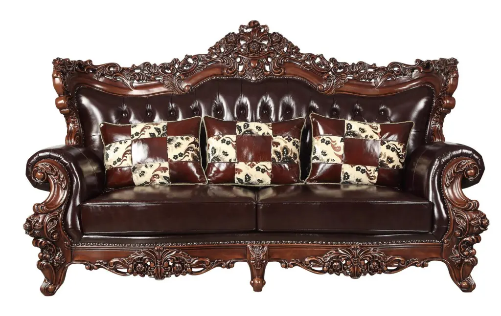 Acme Furniture Forsythia Espresso Sofa 53070 Comfortable Living Room Couch