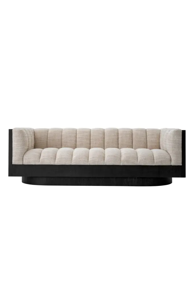 Eichholtz Davide Modern Sand Fabric Sofa