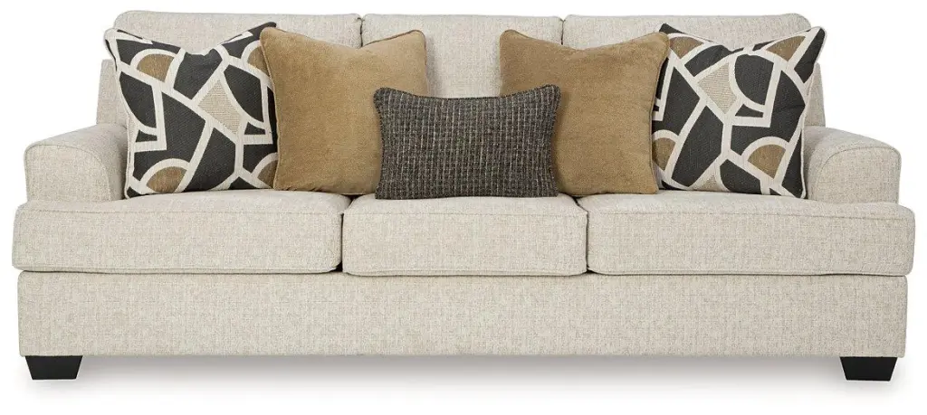 Heartcort Sofa - Modern 3-Seater Couch Premium Fabric Upholstery
