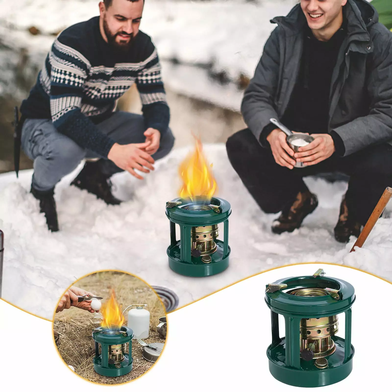 JMYHOAM Portable Kerosene Heater Stove Indoor and Outdoor Use
