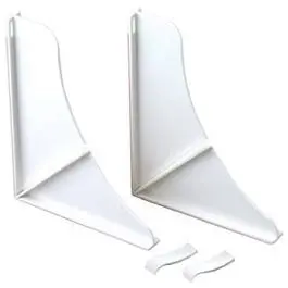 2-Pack White Shower Splash Guards Bathroom Protection Various
