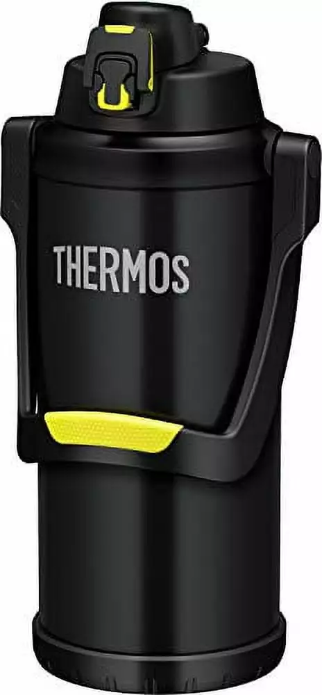 Thermos Vacuum Insulated Sports Jug 3L Black Yellow Outdoor and Sports Use