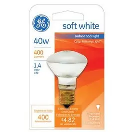 40-Watt Indoor Reflector Spot Light Bulb - Focused Beam GE