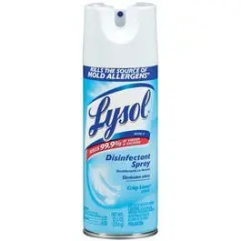 Crisp Linen Disinfectant Spray 12.5-oz Home and Office Cleaning Lysol