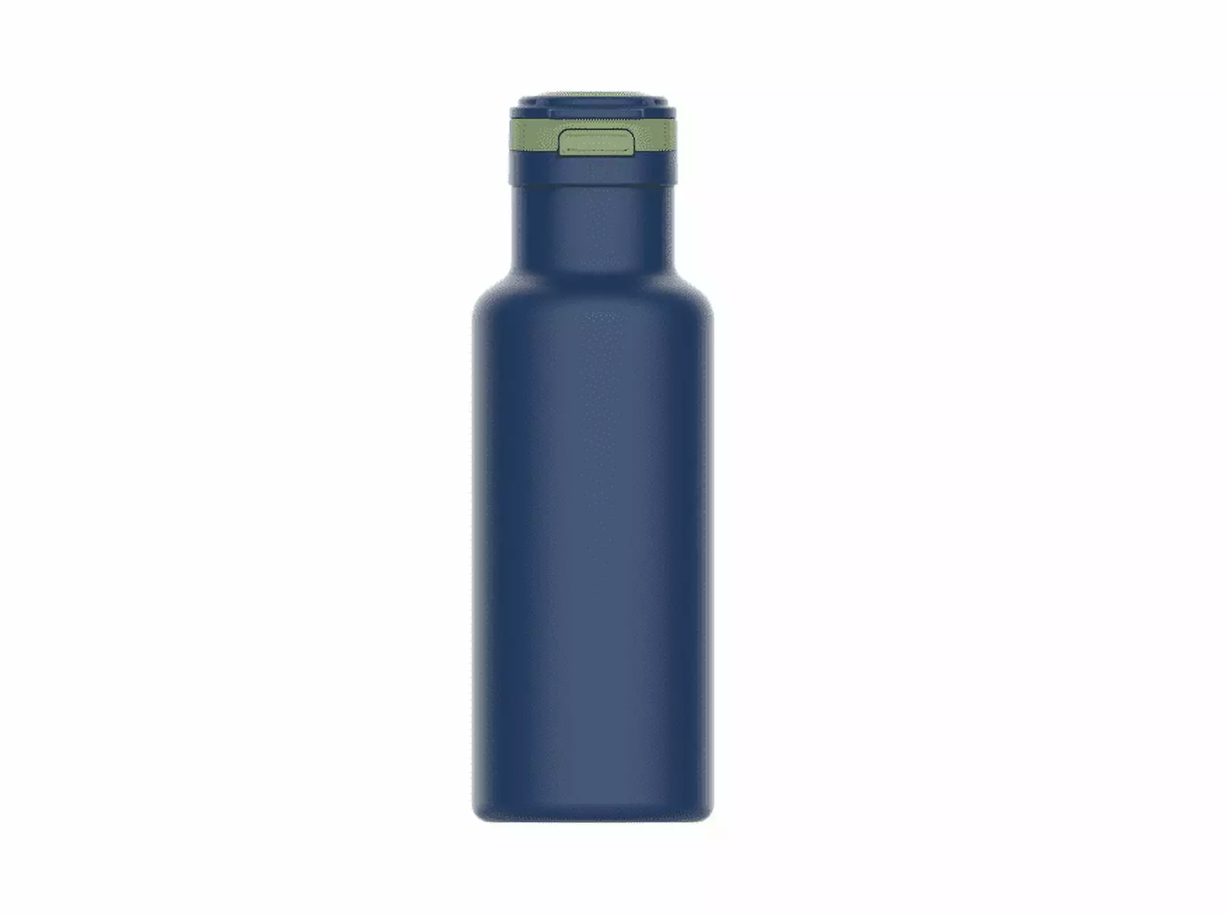 Your Zone 14fl oz Stainless Steel Bottle Chug Lid Blue