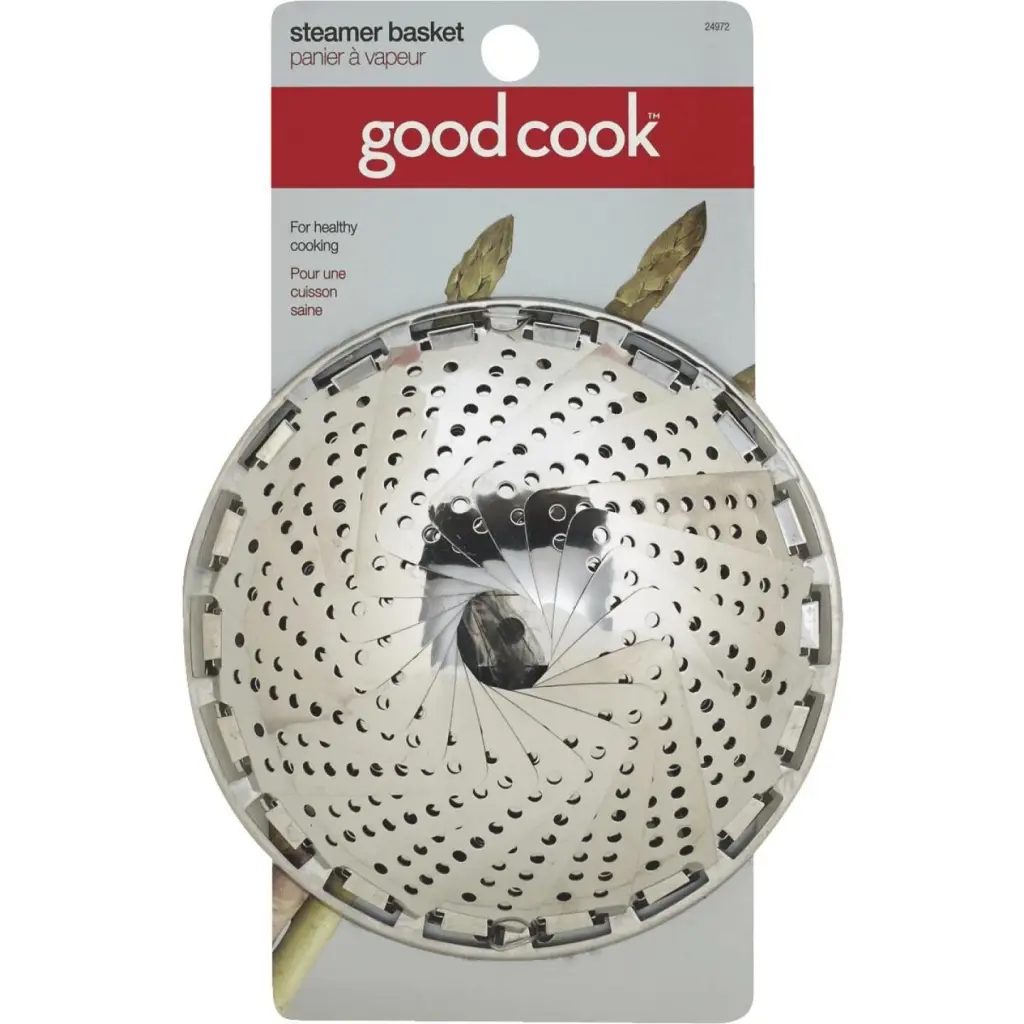 Goodcook Stainless Steel Steamer Basket - Healthy Cooking Essential