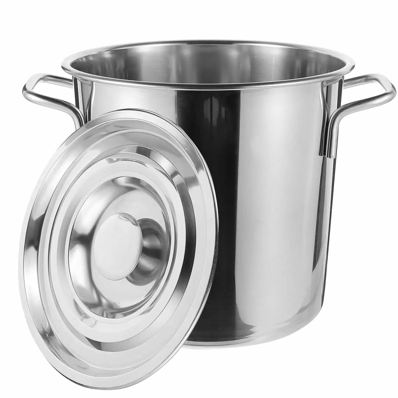 Double Ear Soup Bucket Lid Cooking, Fish Fryer, and Crawfish Boiling Nadinraom