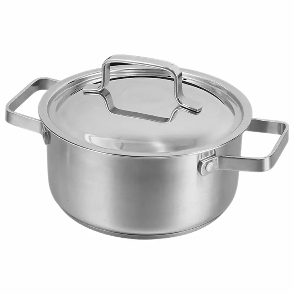 Stainless Steel Soup Pot Nonstick Pans Cooking Curry Camping and Household Use