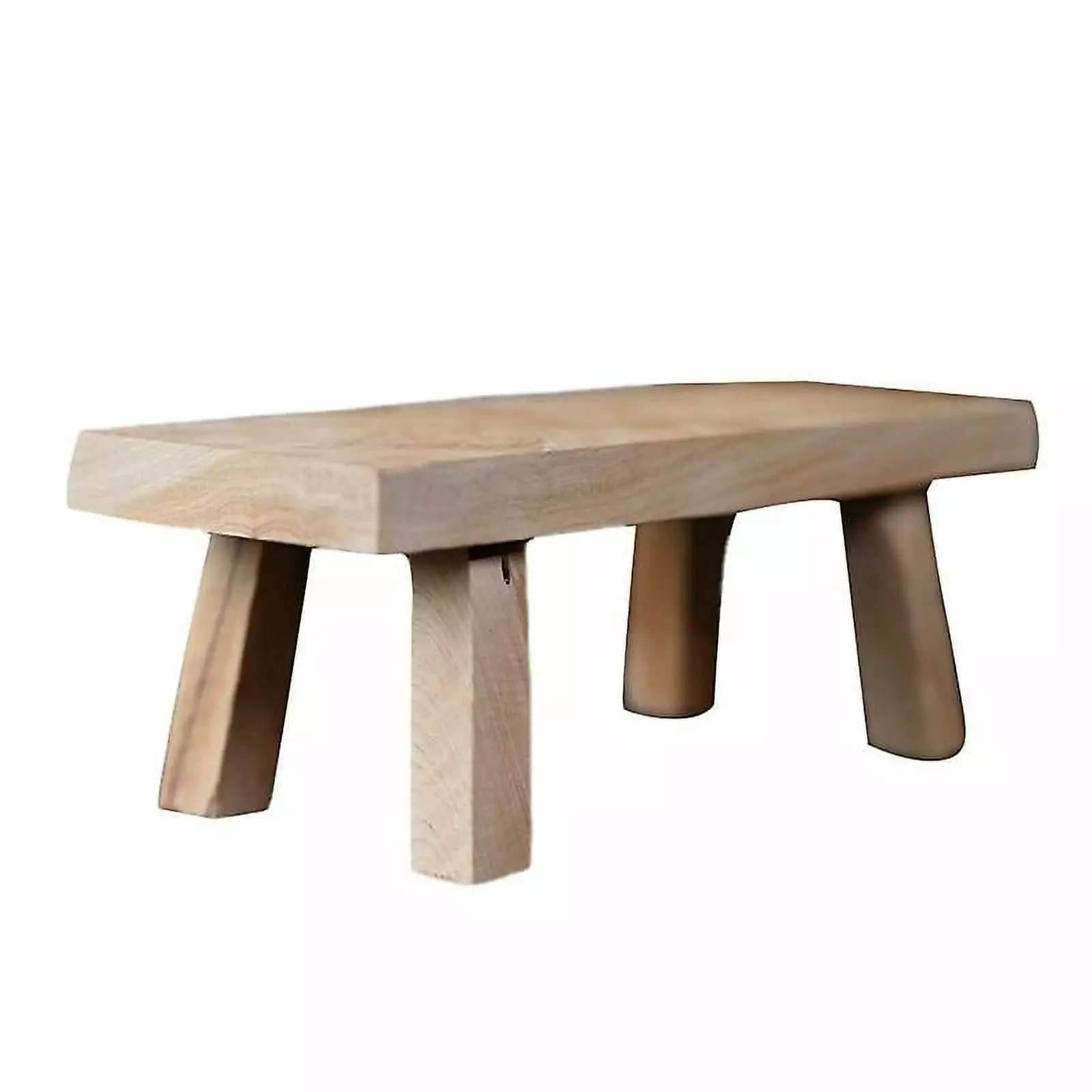 1pcs Wooden Stool Decor Minimalist Furniture Accent Piece Ottomans allinless