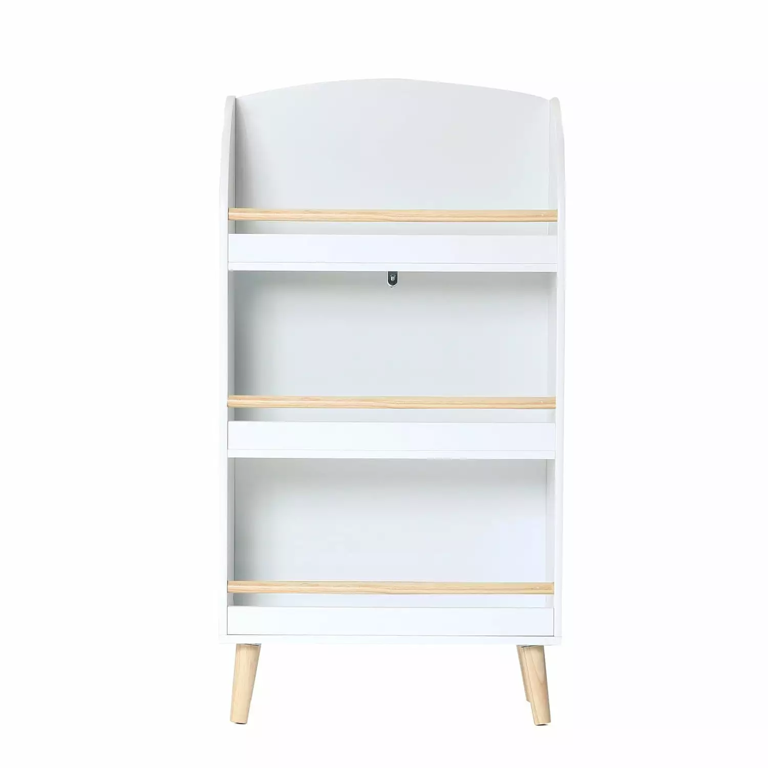 HomeStock 3-Shelf Bookcase Toy Storage Bins - Multi-Functional Kids Furniture White