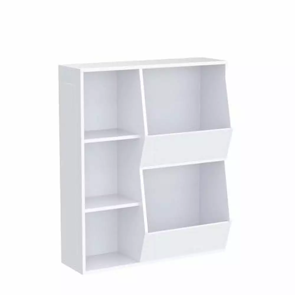 HORSTORS Toy Storage Organizers Kids Bookcase and Bookshelf Open Muti-Bins Toy Storage Display Cabinet CGWdedian
