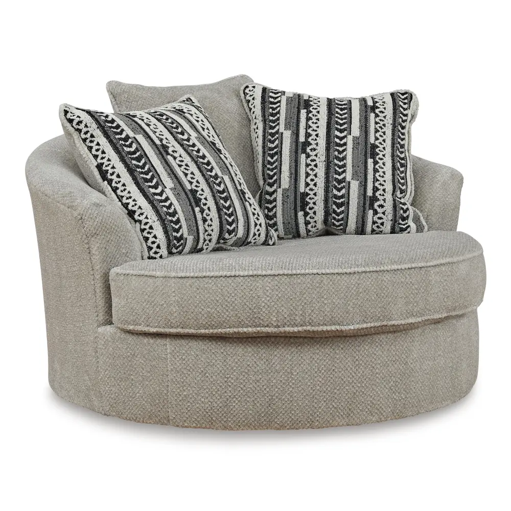 Diamond Modern Furniture Unique Design Calnita Swivel Fabric Accent Chair 2050221