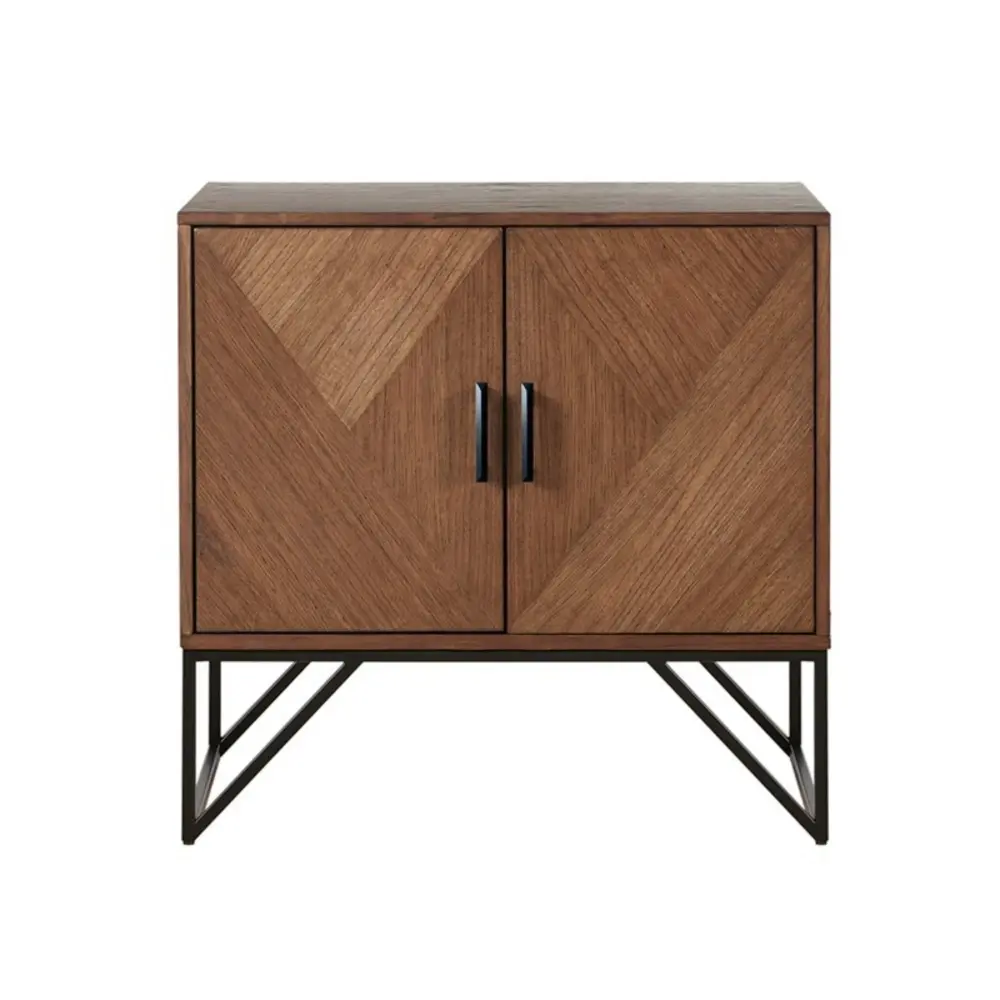 Krista - Accent Cabinet Magnetic Doors - Cocoa USB Ports