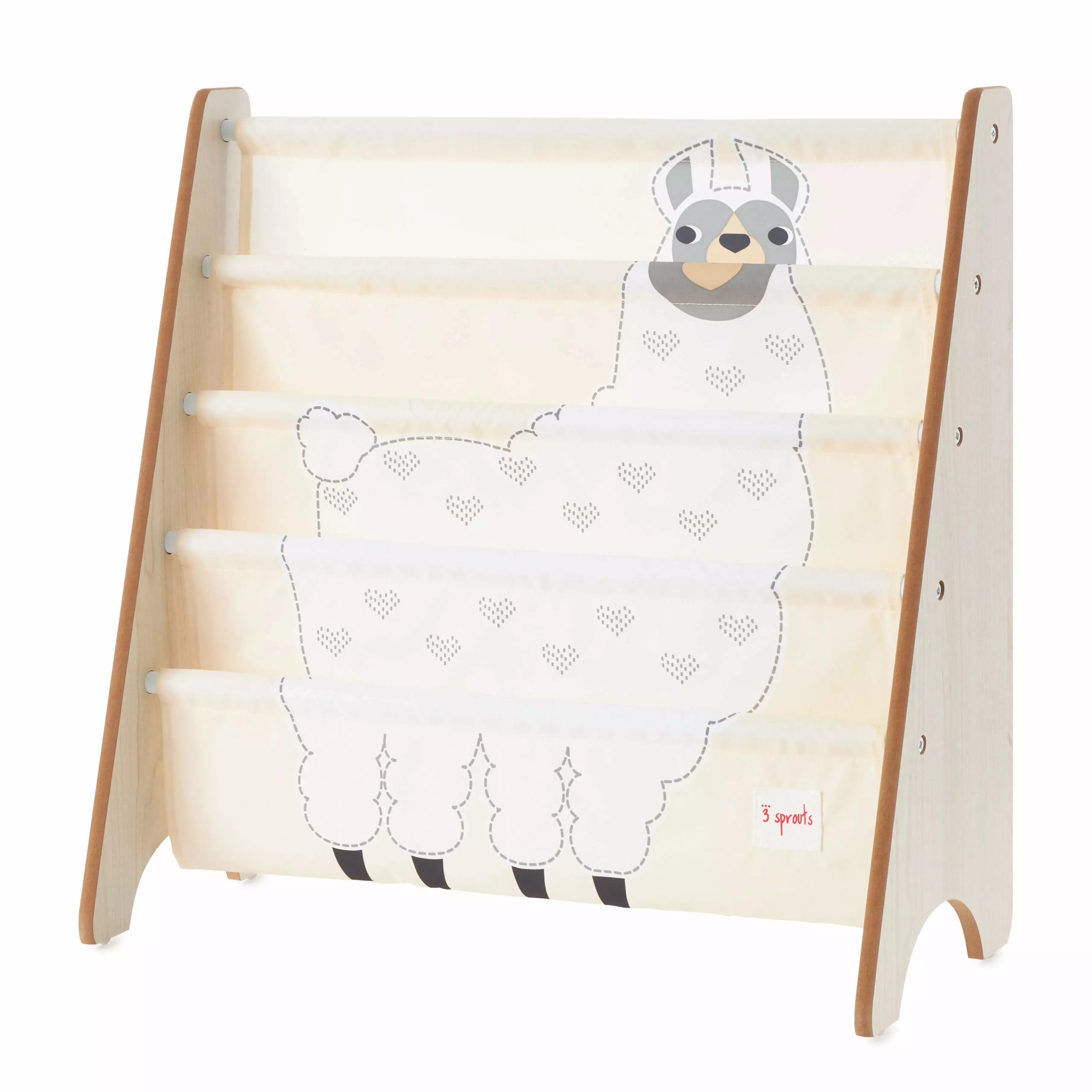 Open Box 3 Sprouts Kids Storage Organizer Baby Room Bookcase Furniture Llama