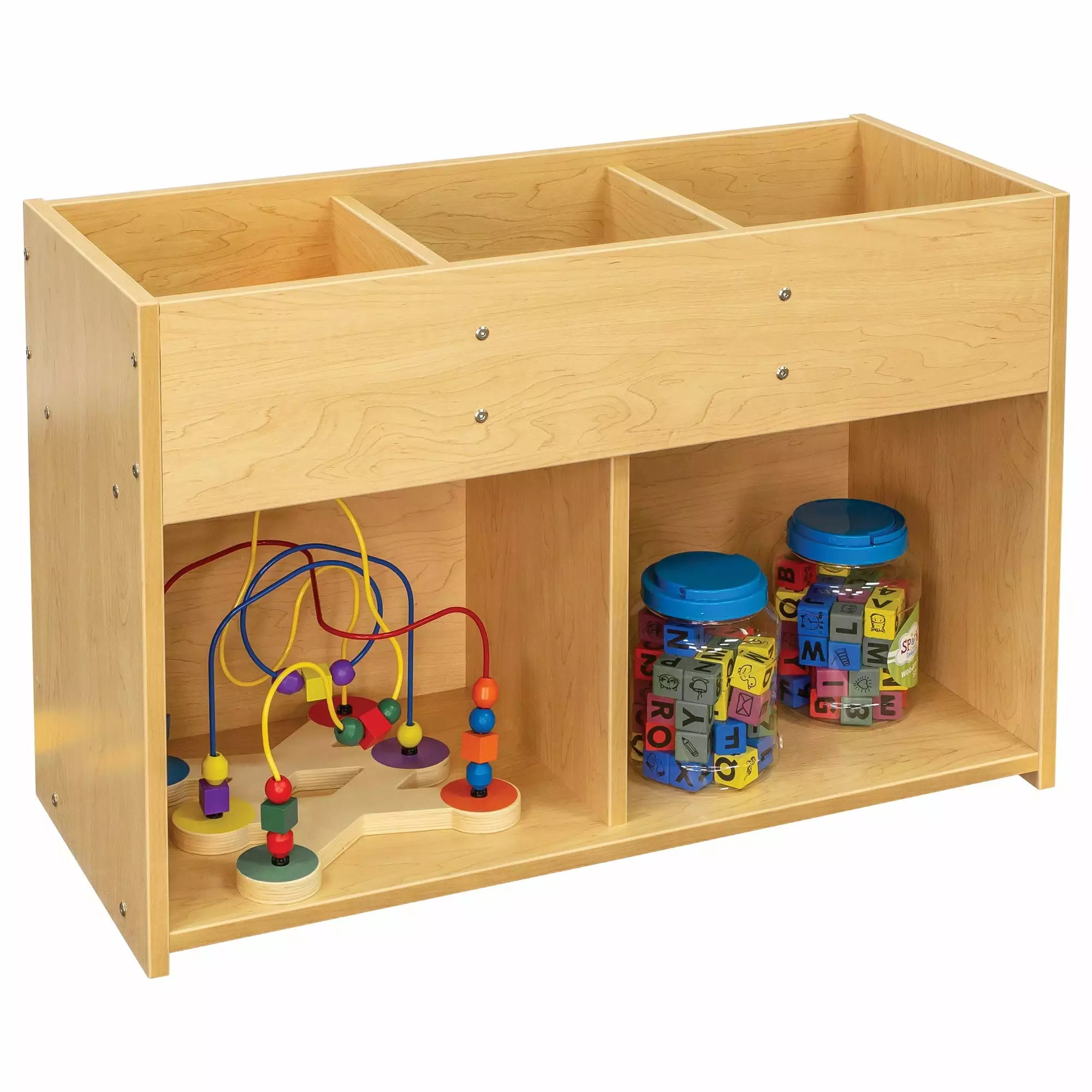 Tot Mate Children's Book and Toy Storage Organizer - Maple Kids Play Furniture