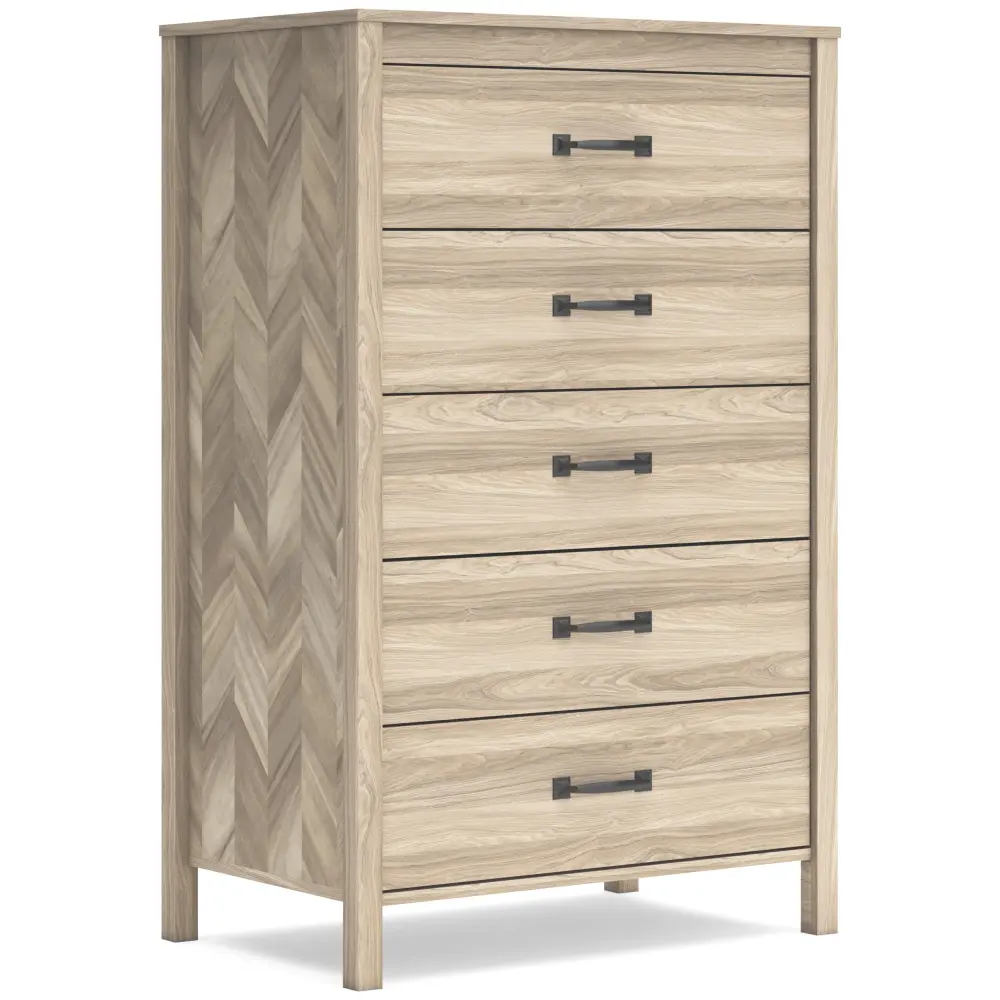 Diamond Modern Furniture Restricted Design Battelle 5-Drawer Chest EB3929-245