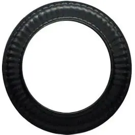 Black 24-Gauge 5-Inch Stove Pipe Trim Collar Vent Installation Imperial