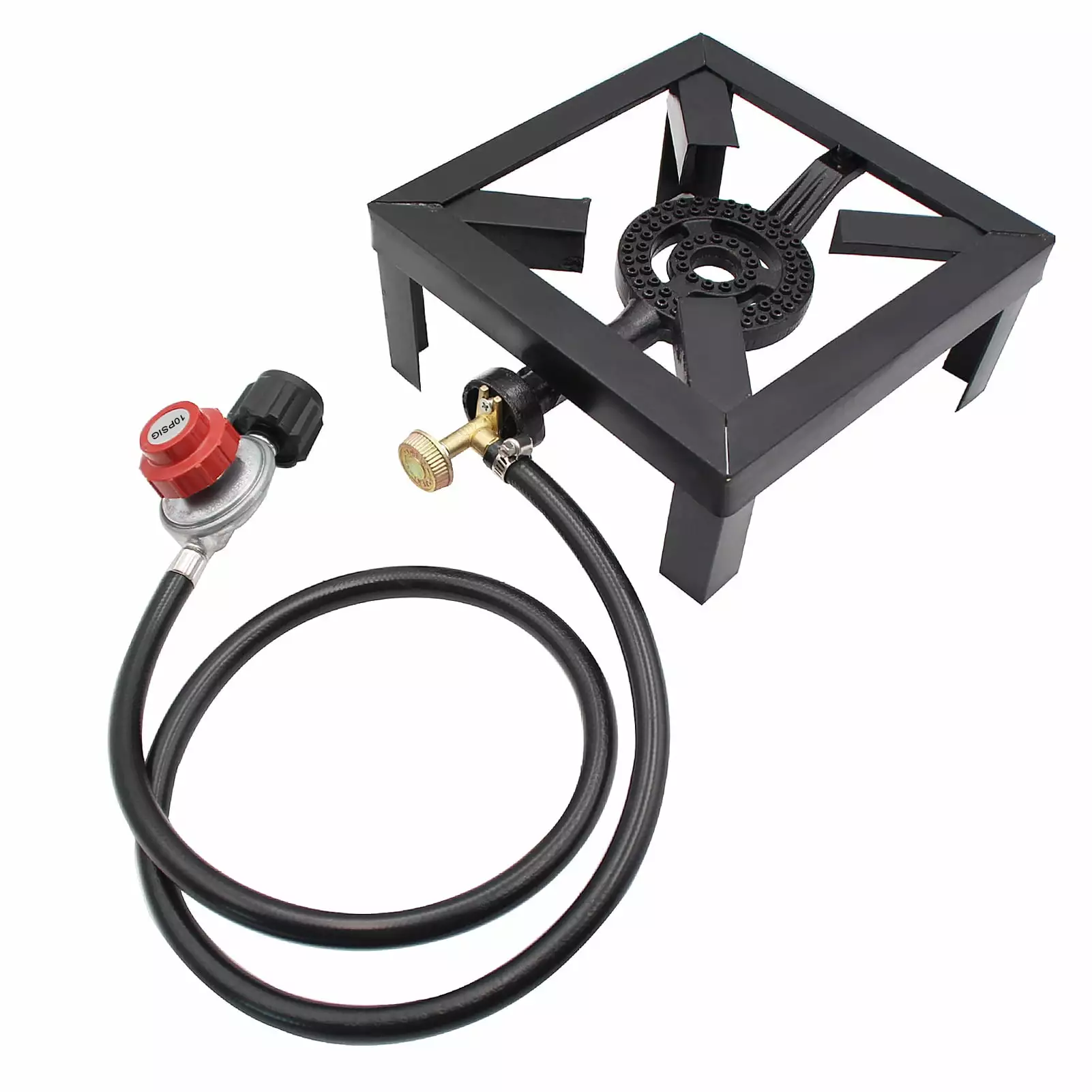 Yabuy 8KW Gas Boiling Ring Cast Iron Large LPG Stove Cooker Iron Frame Portable Fire Control Stove