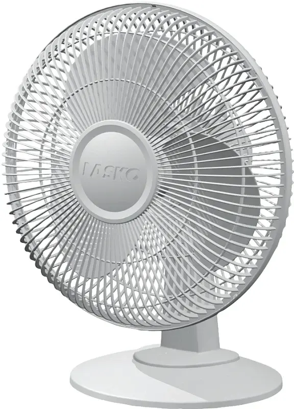 Lasko 2012 Table Fan, Alabaster, 12 L x 14 W x 16-1/2 H Dimensions, 3-Speed
